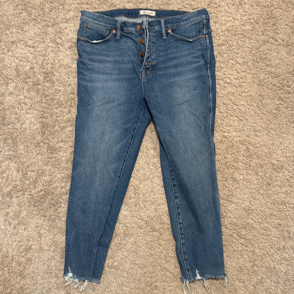 Madewell 10” high rise skinny 33P